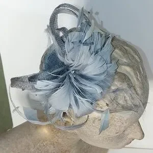 jacques vert Accessories Grey Feathered Headband Jacques Vert